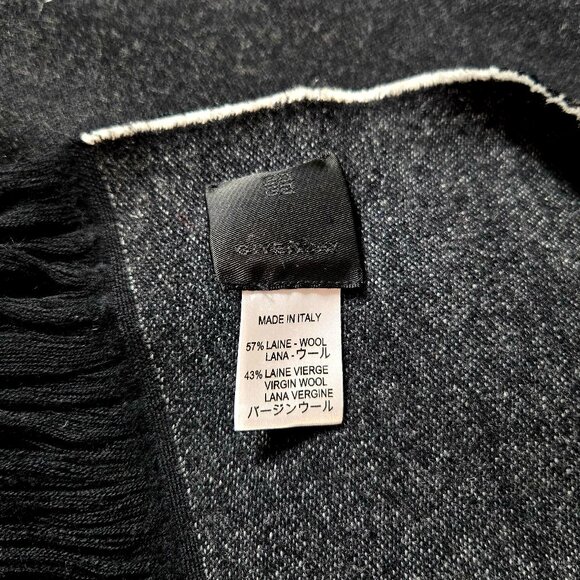 Givenchy Intarsia-Knit Reversible Logo Wool Scarf - Picture 7 of 7